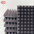 Pyramid Acoustic Foam Panel 2" | 1 x 1 Feet | Wine