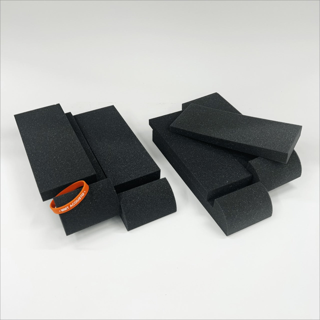 MISO 4 Monitor Isolation Pads with Angle Adjuster For 2 Monitors