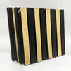SoundAxe™ Groove Foam + Wooden Acoustic Panel | 2 x 2 Feet