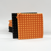 Pyramid Acoustic Foam Panel 1" | 1 X 1 feet | Pro Charcoal & MMT Orange