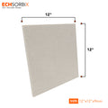 Echsorbix® PET Acoustic Wall Panels | 1x1 Feet | | 9mm Thickness | White